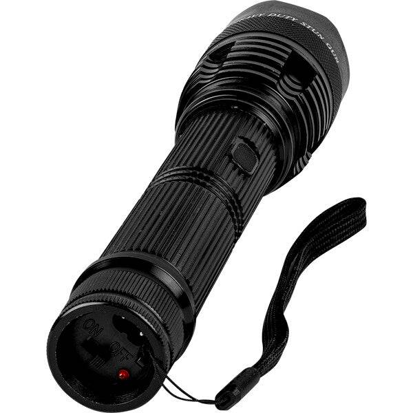 Stun Gun w/120 Lumen Flashlight  Safety Technology   