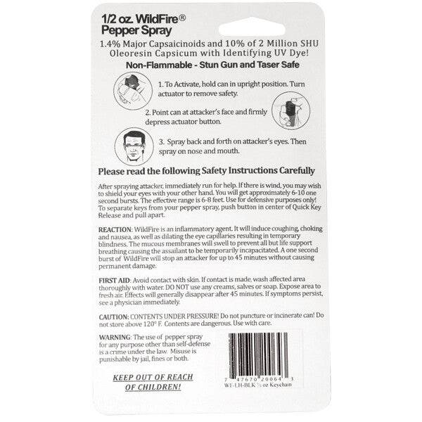 WildfFire  1/2 oz Pepper Spray  Safety Technology   