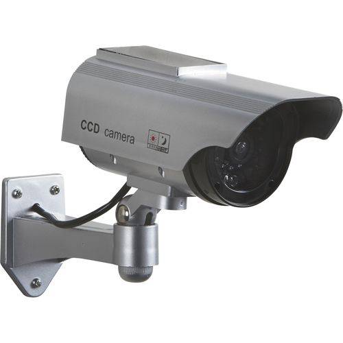 Solar Powered Dummy Camera with Motion Activated Flashing LED  Safety Technology   