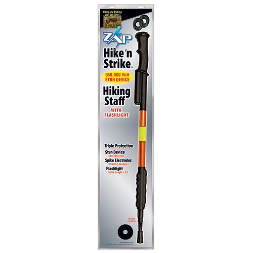 Hike ‘n Strike 950,000 Volts Stun Hiking Stick w/Flashlight stun gun Safety Technology   